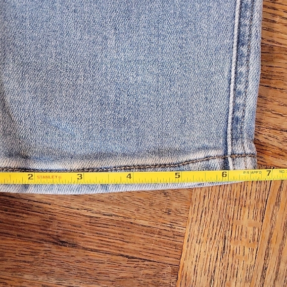 Eunina Rocky Super High Rise Boyfriend Distressed Jeans SIZE 7/28 - Picture 6 of 10